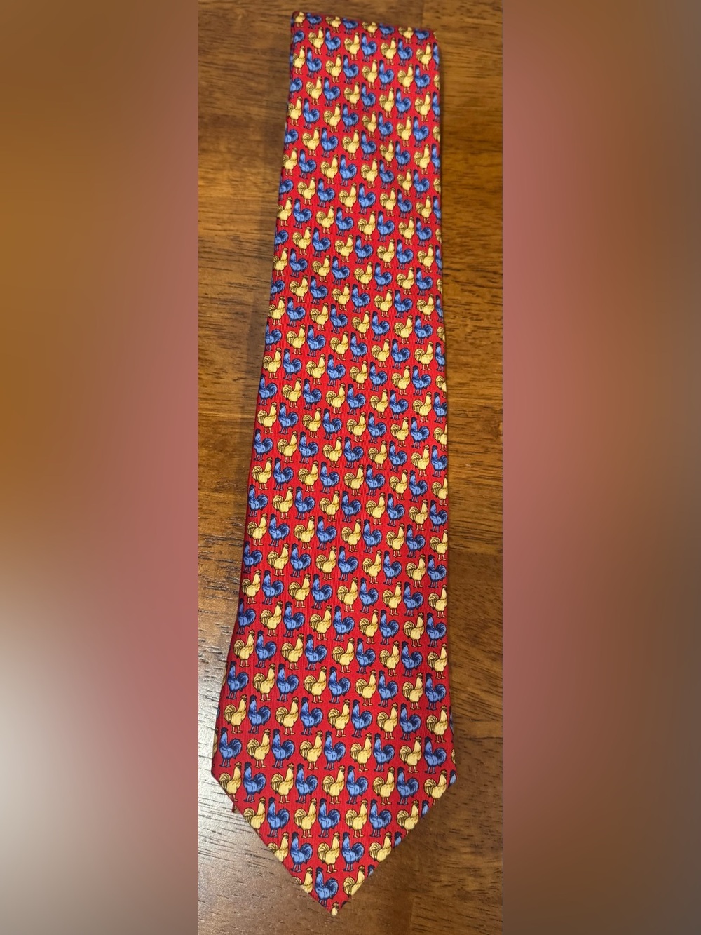 Vintage Beaufort “The Rack” 100% Silk Rooster Novelty Tie Made in Italy